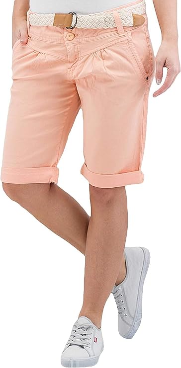 Дамски памучни шорти Fresh Made, оранжеви