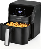Дигитален еър фрайър Rachs KOCHWERK 4L с тъчскрийн и таймер – 1400W