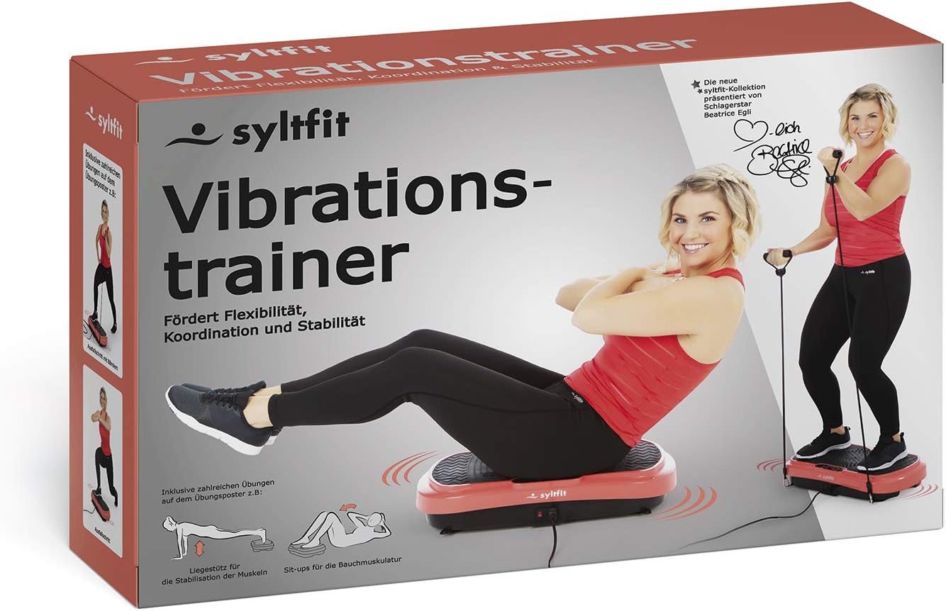 Вибрационна платформа Syltfit Beatrice Egli Collection с 99 нива и 10 програми