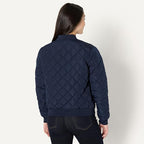 Women's bomber jacket, dark blue 