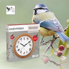 Стенен часовник EASYmaxx с песни на 12 пойни птици и дървесен ефект