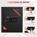 KABISAFE Електронен сейф 45L с дигитален код, аларма и LED осветление