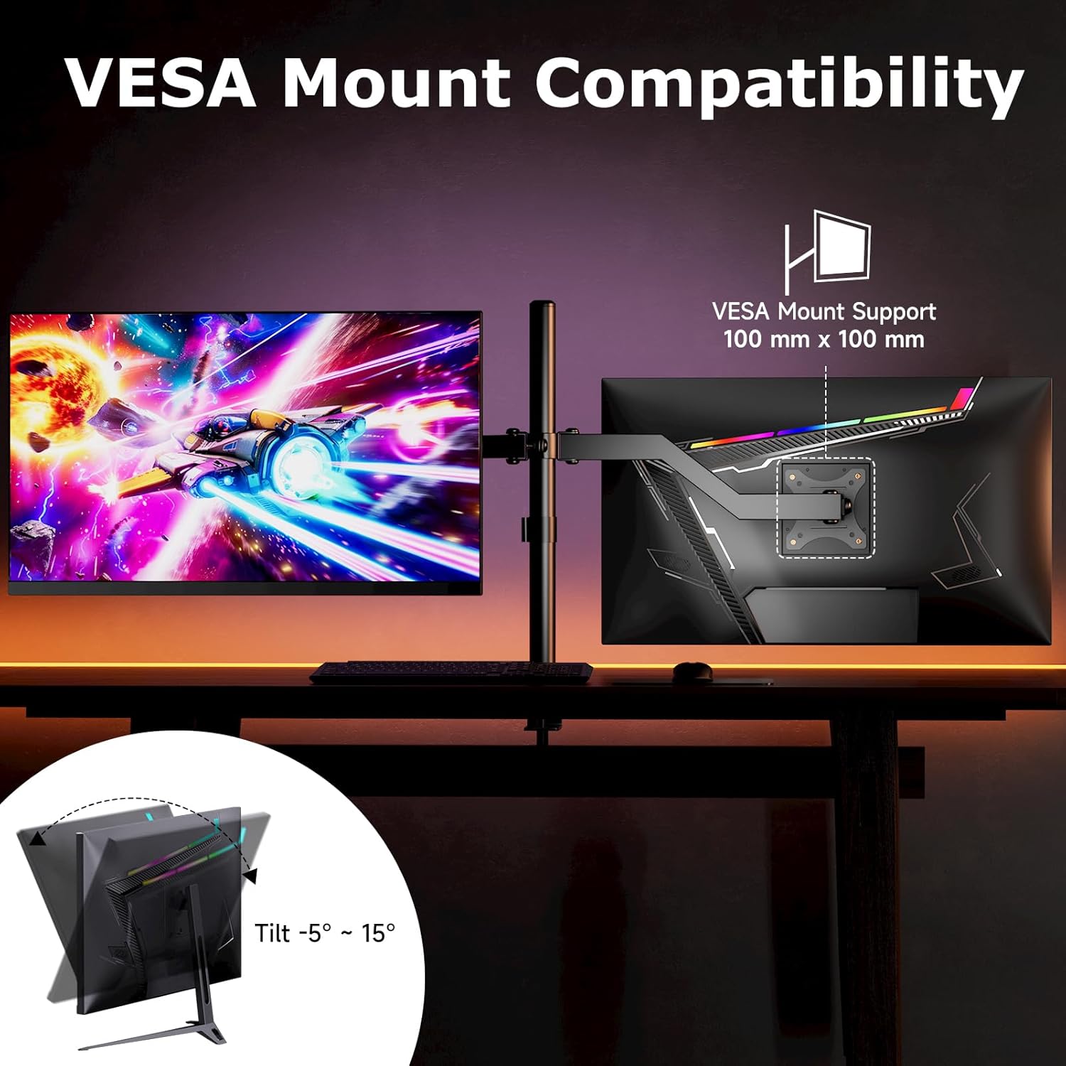 XGaming 27" QHD 165Hz Геймърски монитор VA, 1ms, FreeSync, HDR10