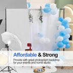 Стойка за фотографски фон EMART 3x3 м с аксесоари и транспортна чанта