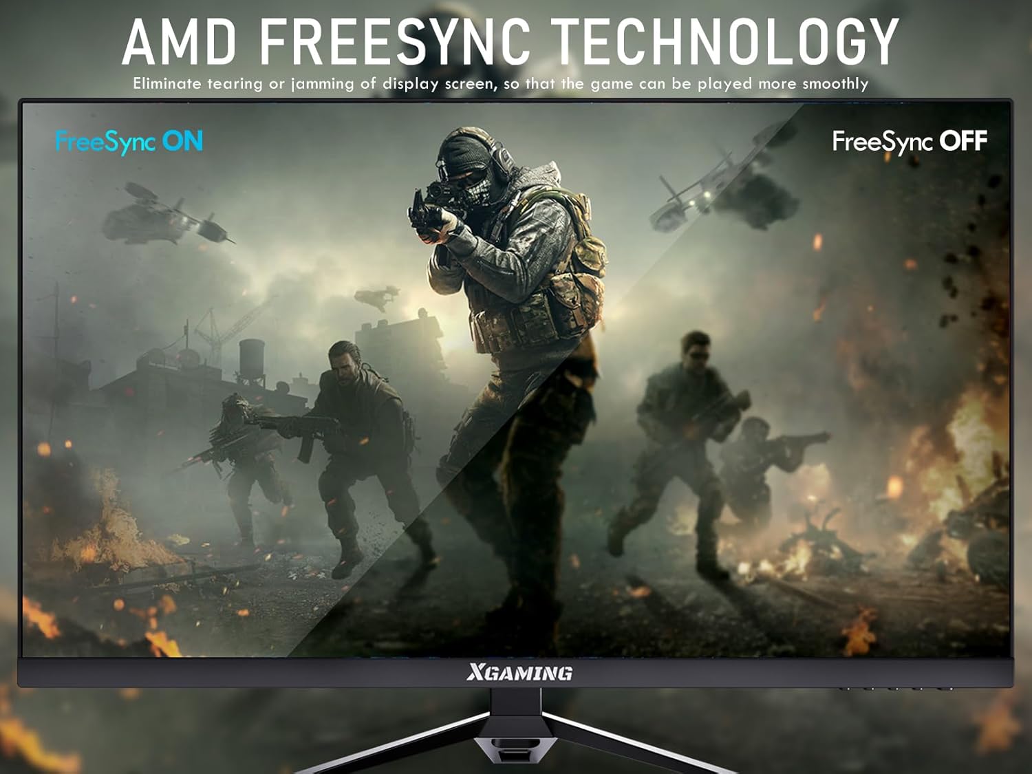 XGaming 27" QHD 165Hz Геймърски монитор VA, 1ms, FreeSync, HDR10