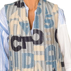 Women's vest with print and pastel tones Desigual Women's Letters