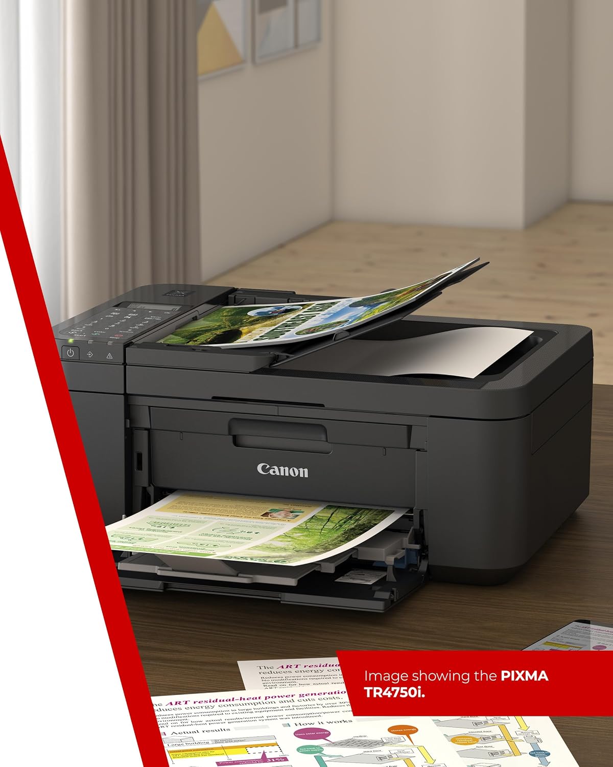 Canon PIXMA TR4750i с Wi-Fi, принтер, скенер и копир, автоматичен двустранен печат