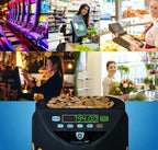 Securina24 SR1200LCD Професионален брояч и сортираща машина за евро монети
