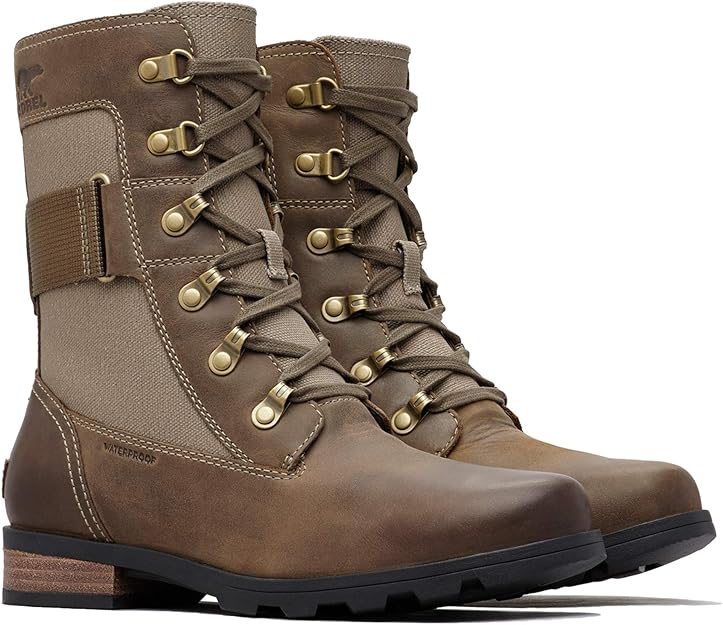 Дамски водоустойчиви боти Sorel Emelie Conquest, кафяви