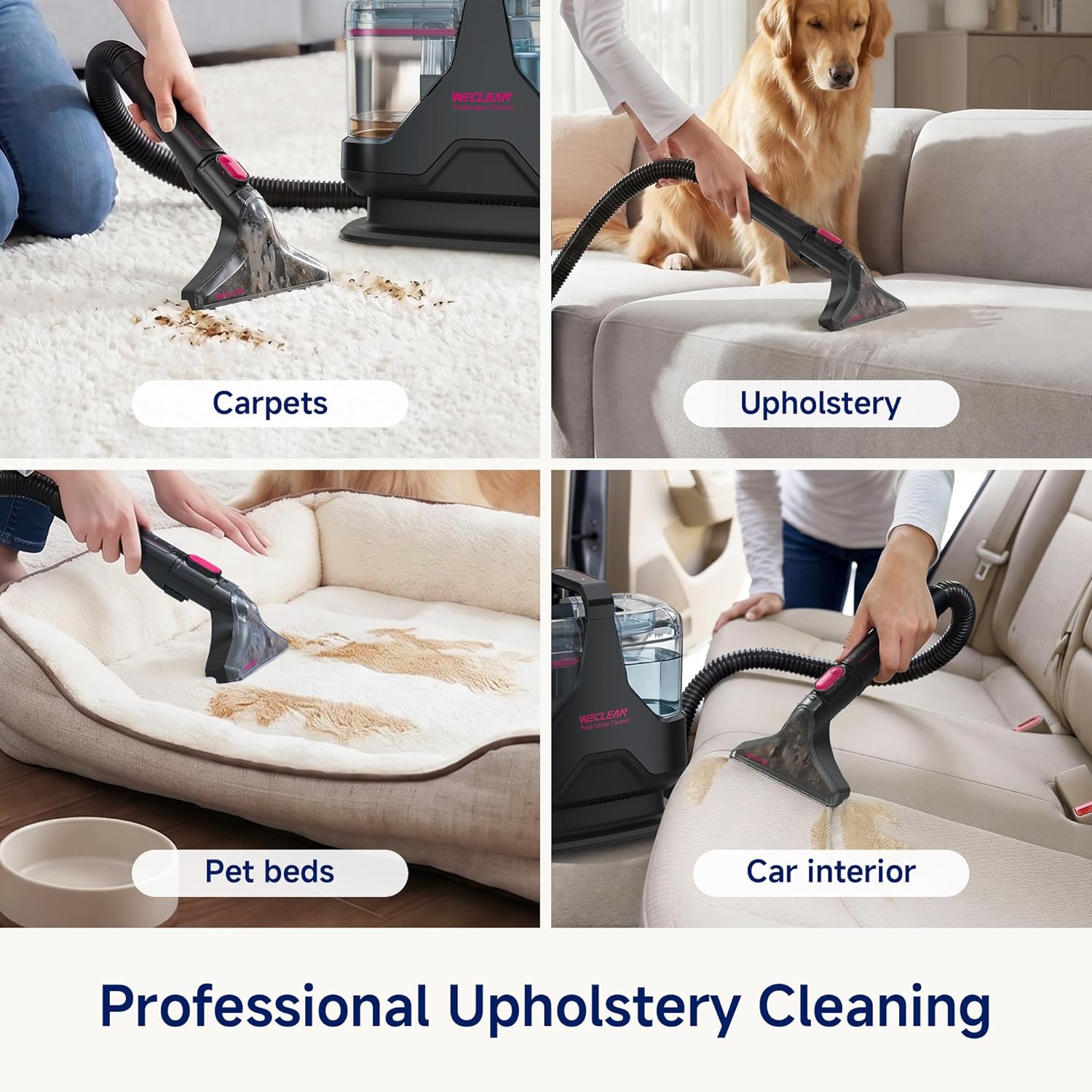 Екстрактор за пране WECLEAN C3 600W – Прахосмукачка за тапицерии и килими