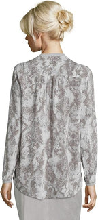 Cartoon Women's Elegant Loose Blouse with Print