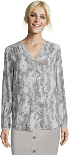 Cartoon Women's Elegant Loose Blouse with Print