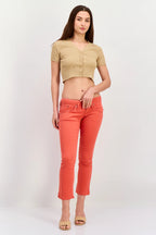 Дамски дънки в коралов цвят Tommy Hilfiger Denim