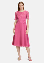 Women's handmade evening dress Vera Mont, pink