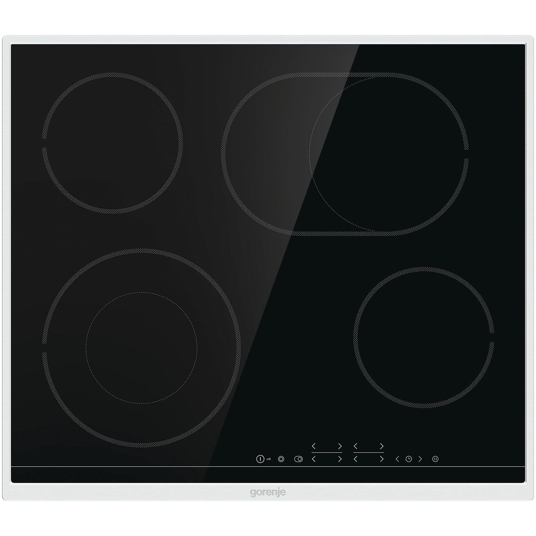 Стъклокерамичен плот за вграждане Gorenje ECT643BX, 4 зони, сензорно управление