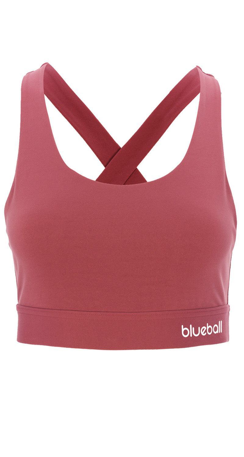 Дамски спортен сутиен BLUEBALL Crossback, розов