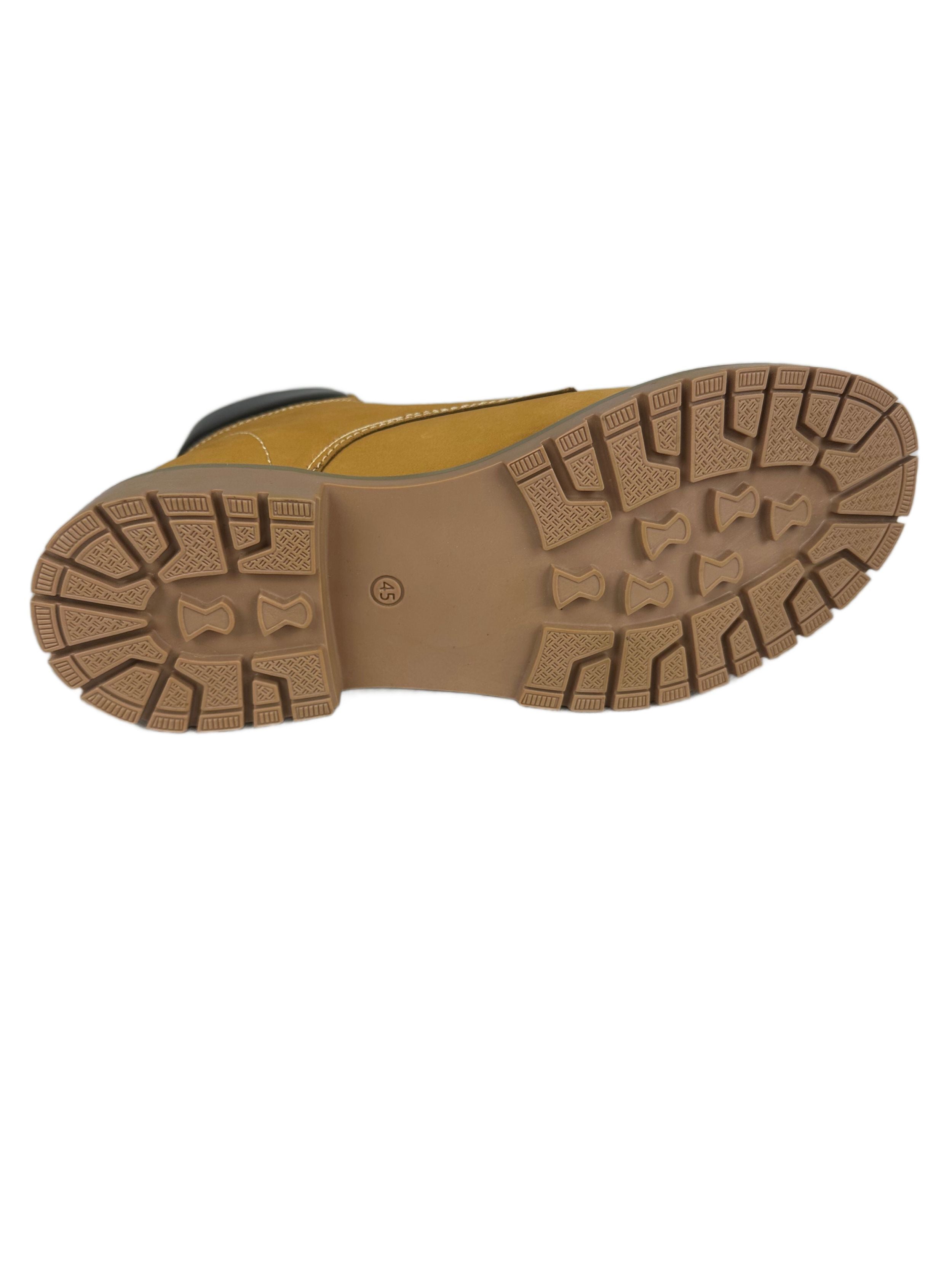 Мъжки зимни кожени обувки WALKX MEN