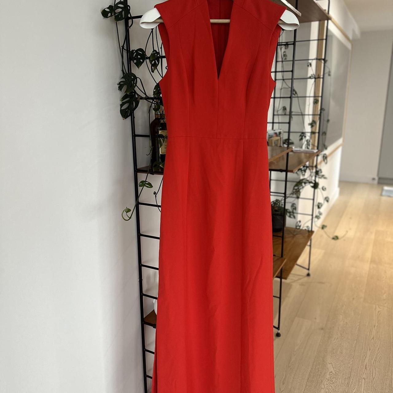 Ivy & Oak Официална вталена рокля, червена