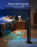 GoveeLife Smart Tower Fan 2 H7106 Смарт Куловиден Вентилатор 36" Wi-Fi