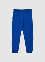 Children's cotton pants for boys, blue 
