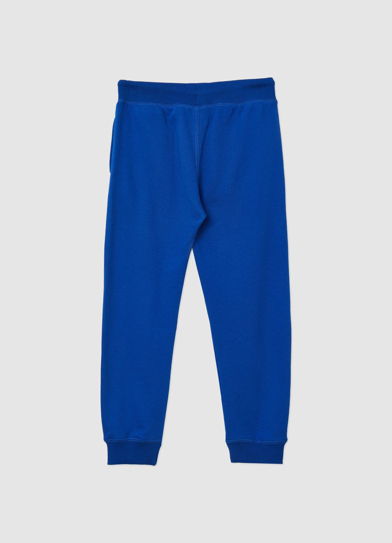 Children's cotton pants for boys, blue 