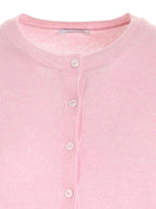 Women's fine knit cardigan, ecru 