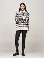 HILFIGER DENIM Дамски памучни тесни еластични дънки, черни
