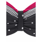 Swimsuit top with underwire season 2025 Lascana, black with dots