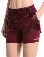 Дамски спортни къси панталони Adidas by Stella McCartney Run 2-in-1