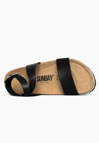 Дамски черни сандали SUNBAY