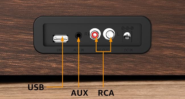 Ретро грамофон с вградени говорители и Bluetooth Udreamer UD002