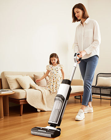 Безжична прахосмукачка за сухо и мокро почистване Cleanwise BVC-T8 с функция за измиване
