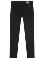 Детски дънки Calvin Klein – High Rise Dark Skinny Jeans, черни