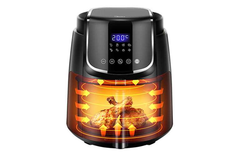 Фритюрник с горещ въздух Midea MF-CN40C2 – 4 литра, 1500 W