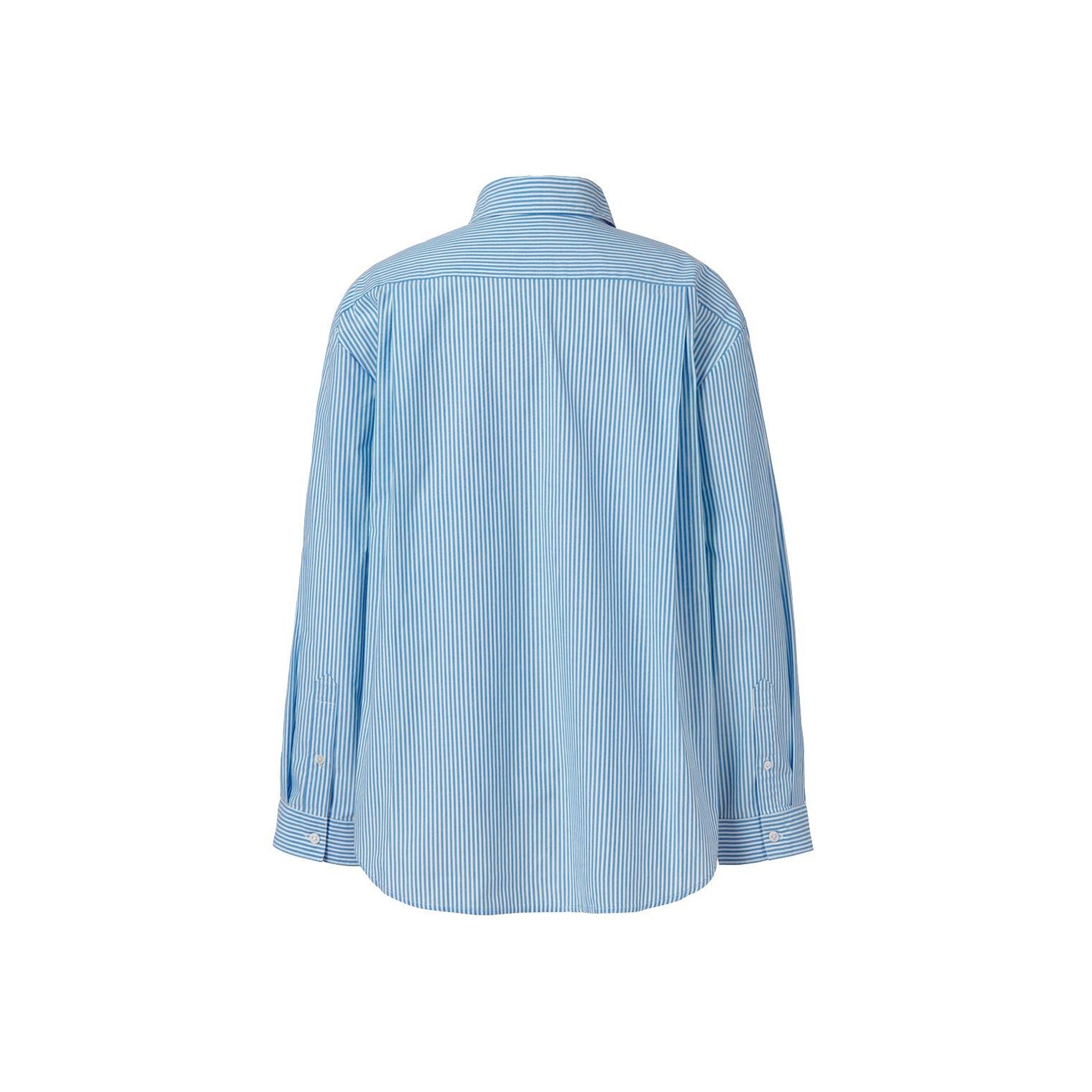 Дамска памучна риза на райета, 36