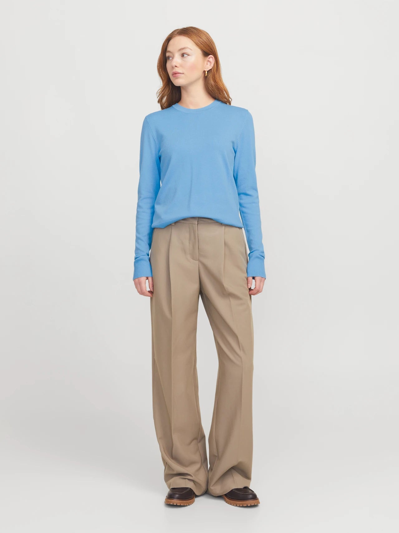 Fire & Glory Дамска ватирана спортно-елегантна блуза, светло синя, 36/38