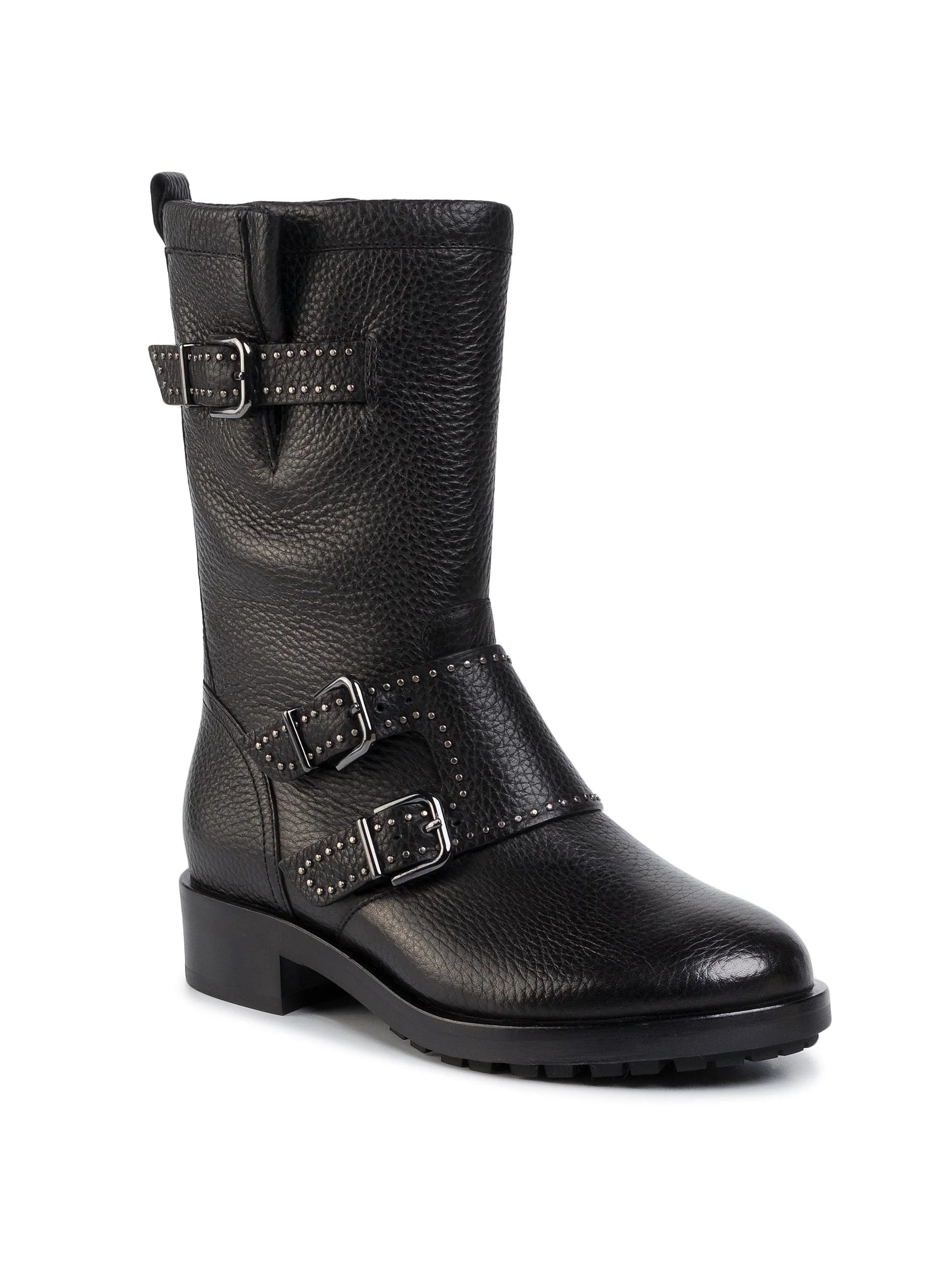 Дамски боти от естествена кожа HÖGL, черни, 39