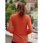 Дамско спортно пре?
одно яке, оранжево, XS 32/34