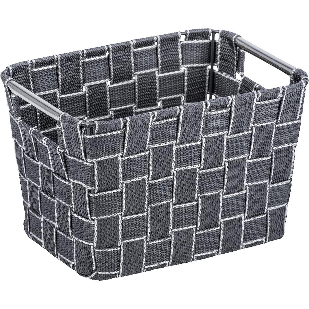 Декоративен кош за баня Wenko, антрацит 15 Х 20 см