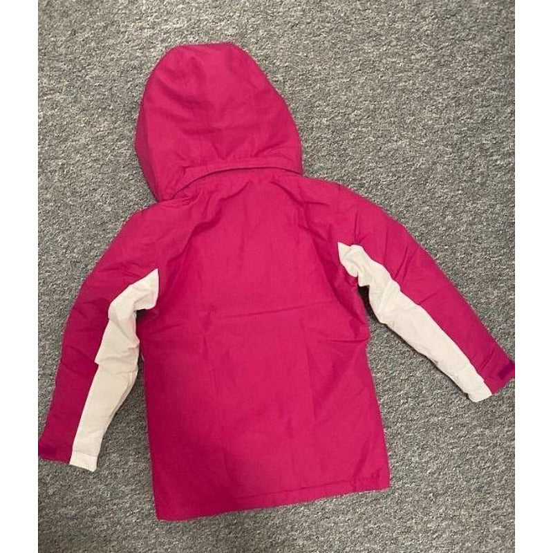 Детско ски/сноуборд яке ACTIVE TOUCH KIDS, розово с разноцветни детайли