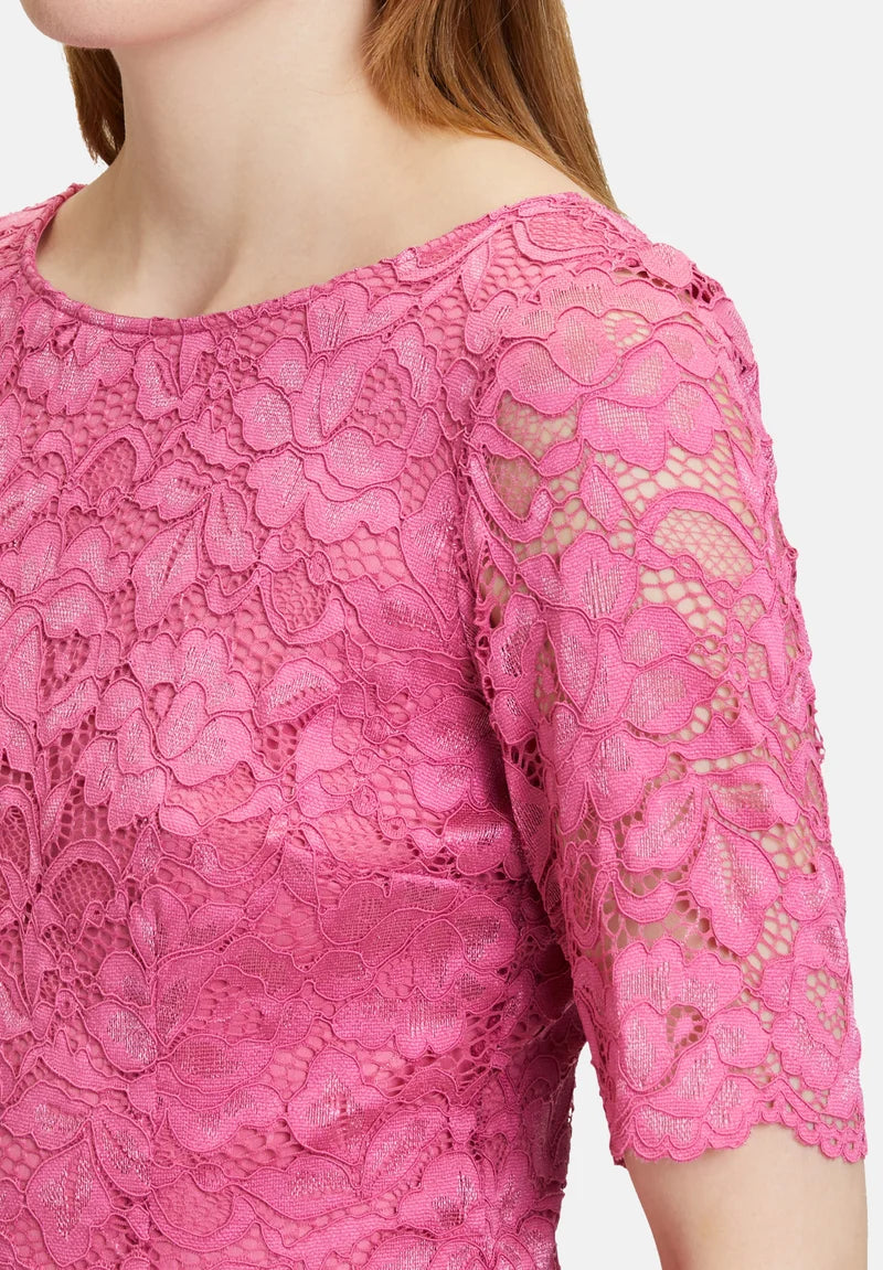 Women's handmade evening dress Vera Mont, pink