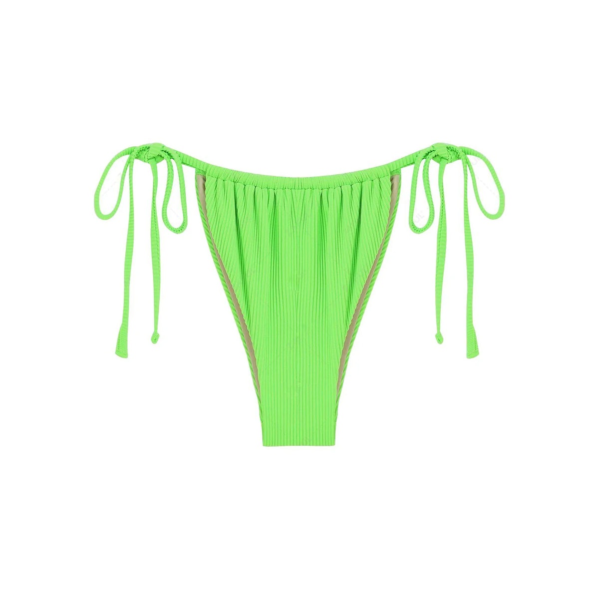 Zaful Textured Tie-Dye Swimsuit Top, Signal Green