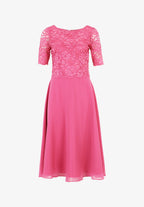Women's handmade evening dress Vera Mont, pink