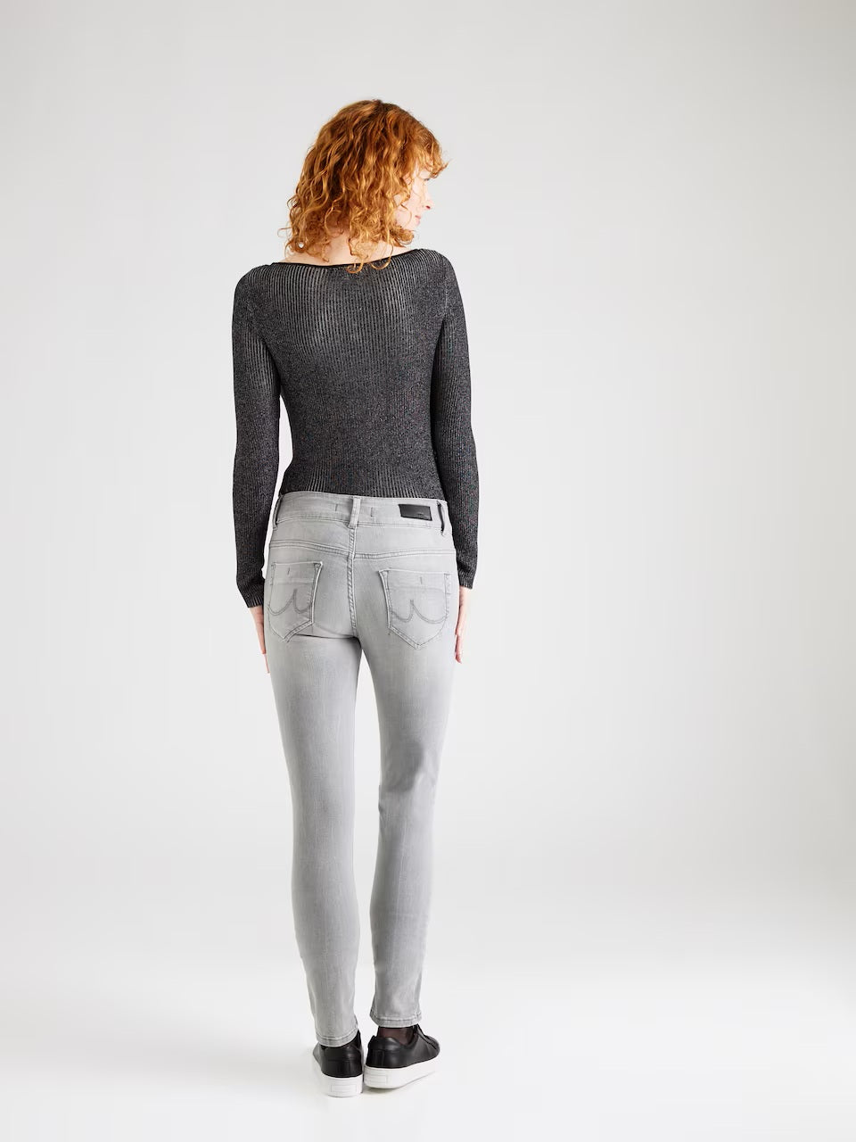 Дамски дънки LTB Julita X Skinny Fit, светло сиви