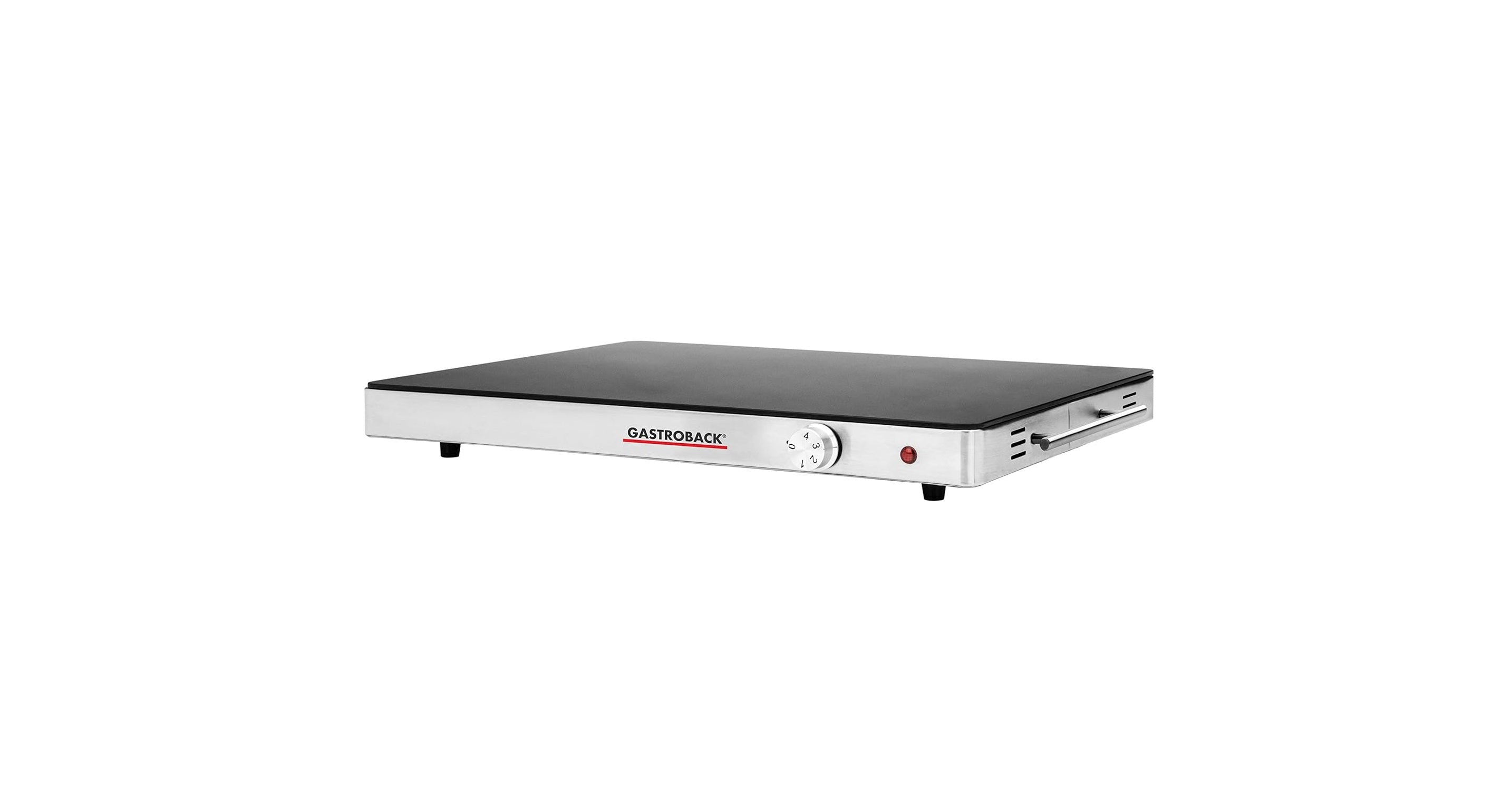 Подгряваща плоча GASTROBACK Design 400W с термостъкло и регулируема температура
