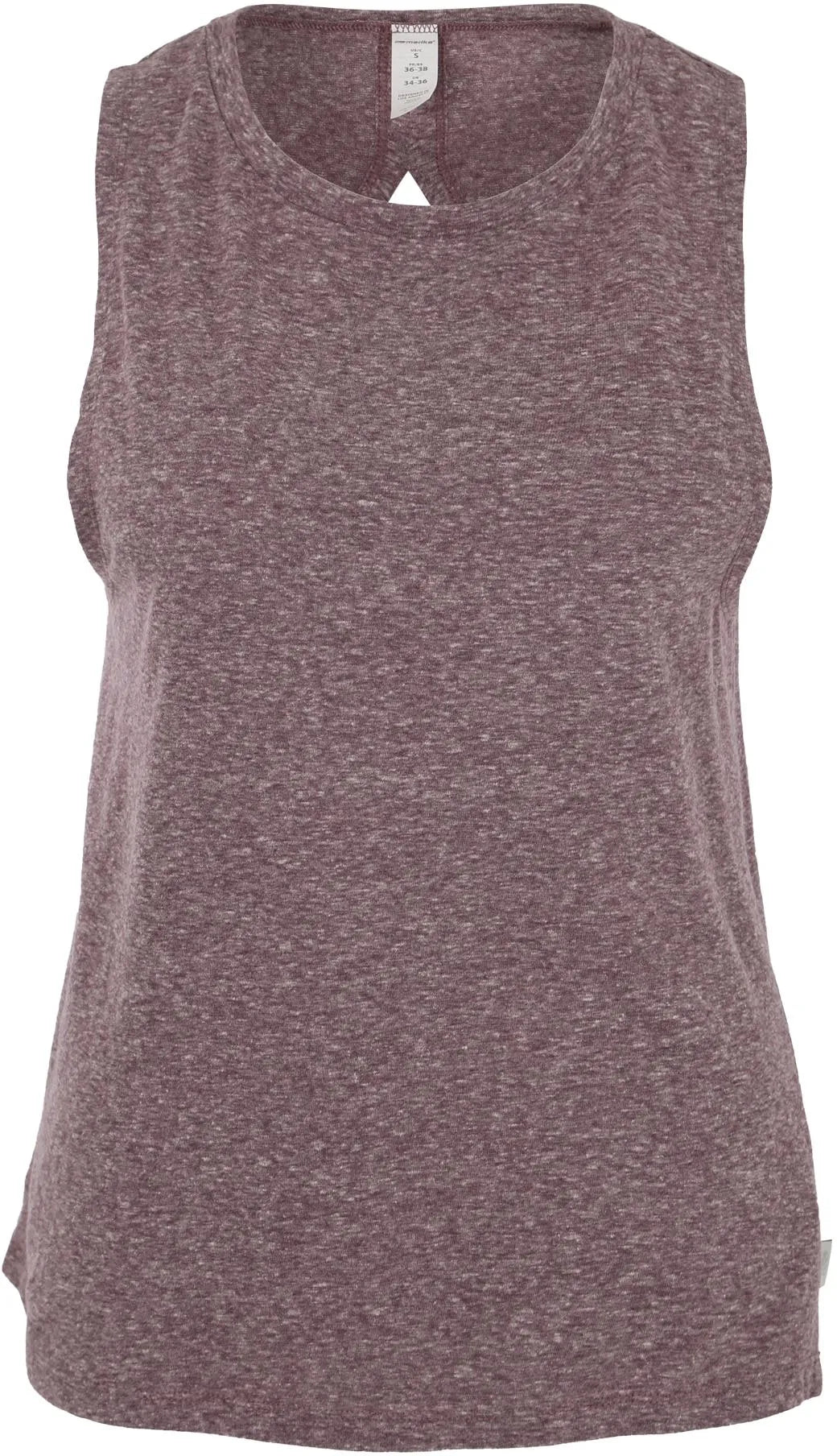 Marika Women's sports tank top with open back, purple