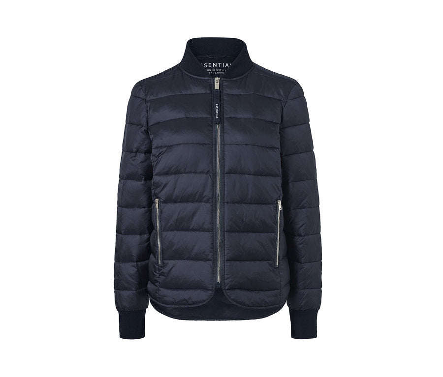 Women's quilted jacket, dark blue 