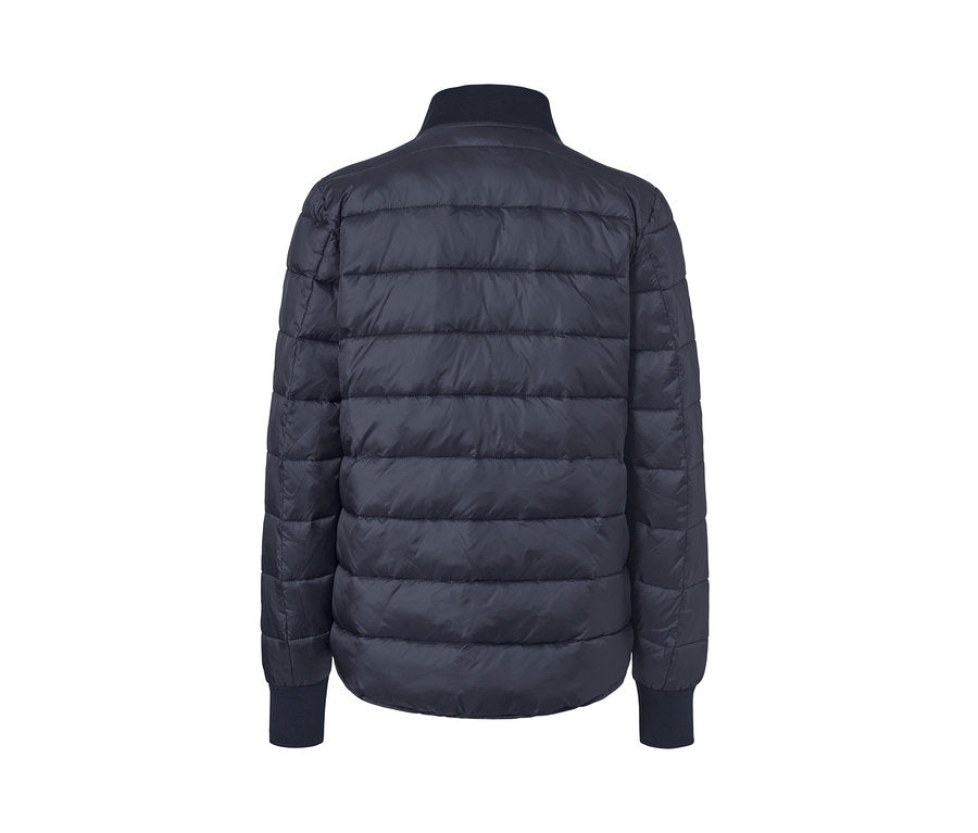 Women's quilted jacket, dark blue 