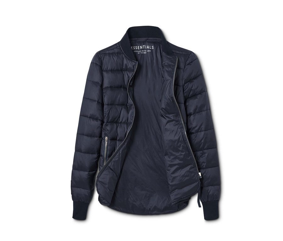 Women's quilted jacket, dark blue 