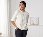 Long-sleeved cotton sports sweatshirt, green 